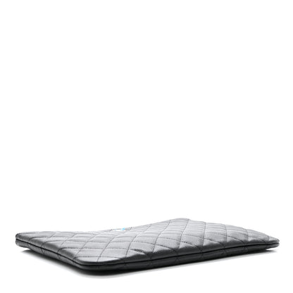 Chanel Caviar Quilted Medium Cosmetic Case Black 3 of 7