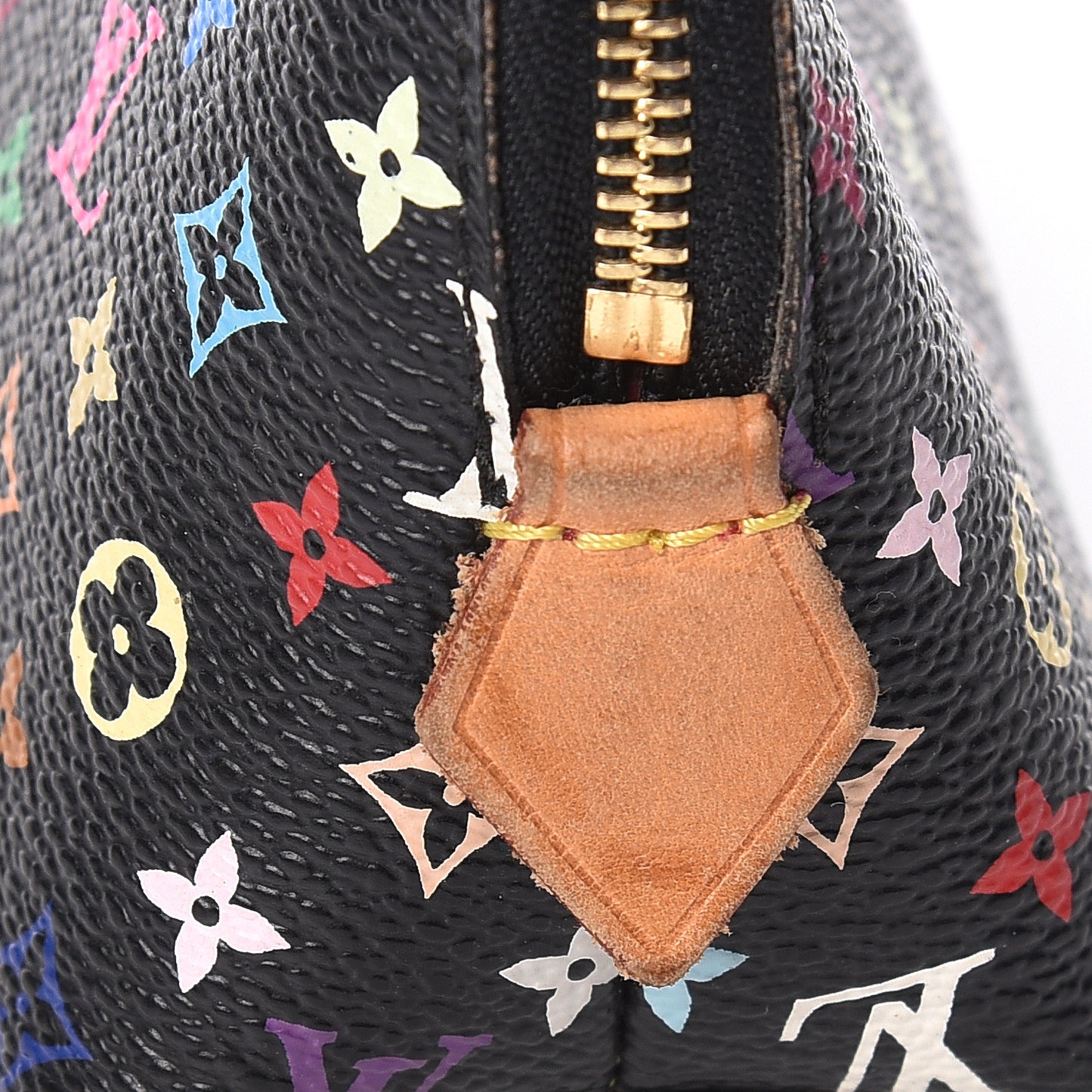 Monogram Multicolor Cosmetic Pouch Black Grenade