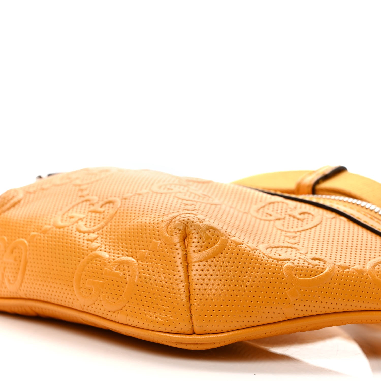 Gucci Calfskin GG Tennis Embossed Belt Bag Crop 8 of 9