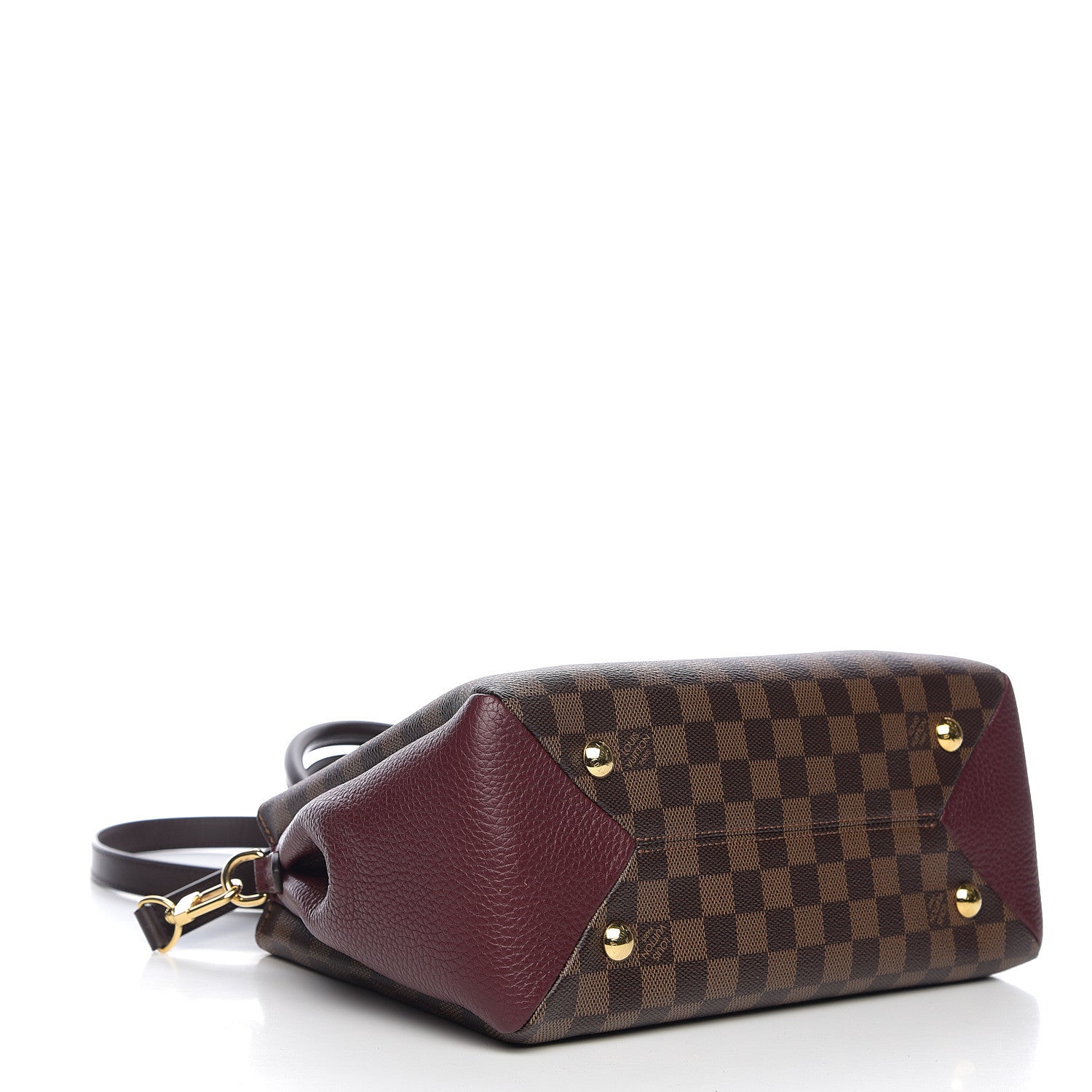 Louis Vuitton Damier Ebene Cuir Taurillon Brittany Bordeaux 3 of 8