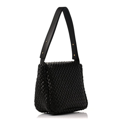 Bottega Veneta Nappa Intrecciato Cobble Shoulder Bag Fondant 3 of 12