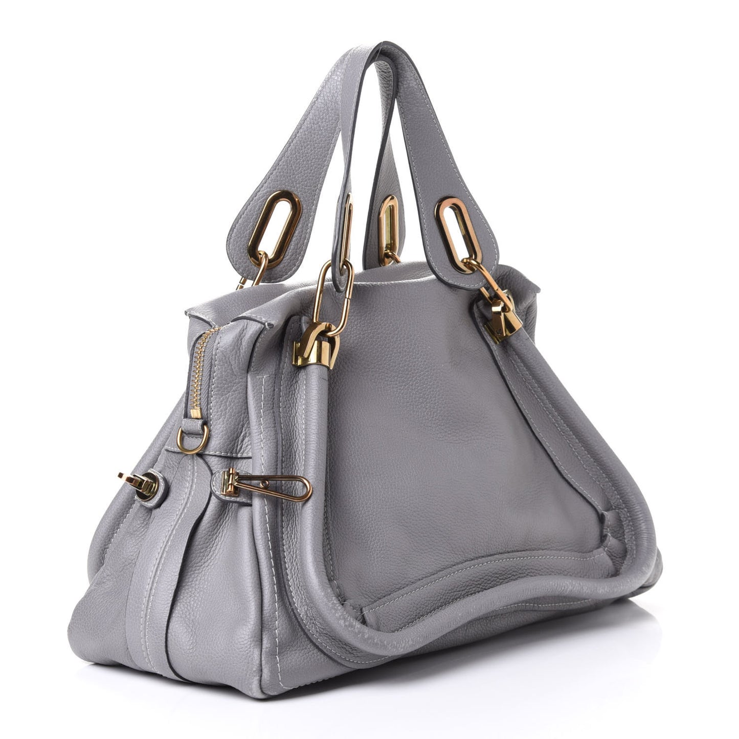 Calfskin Medium Paraty Cashmere Grey