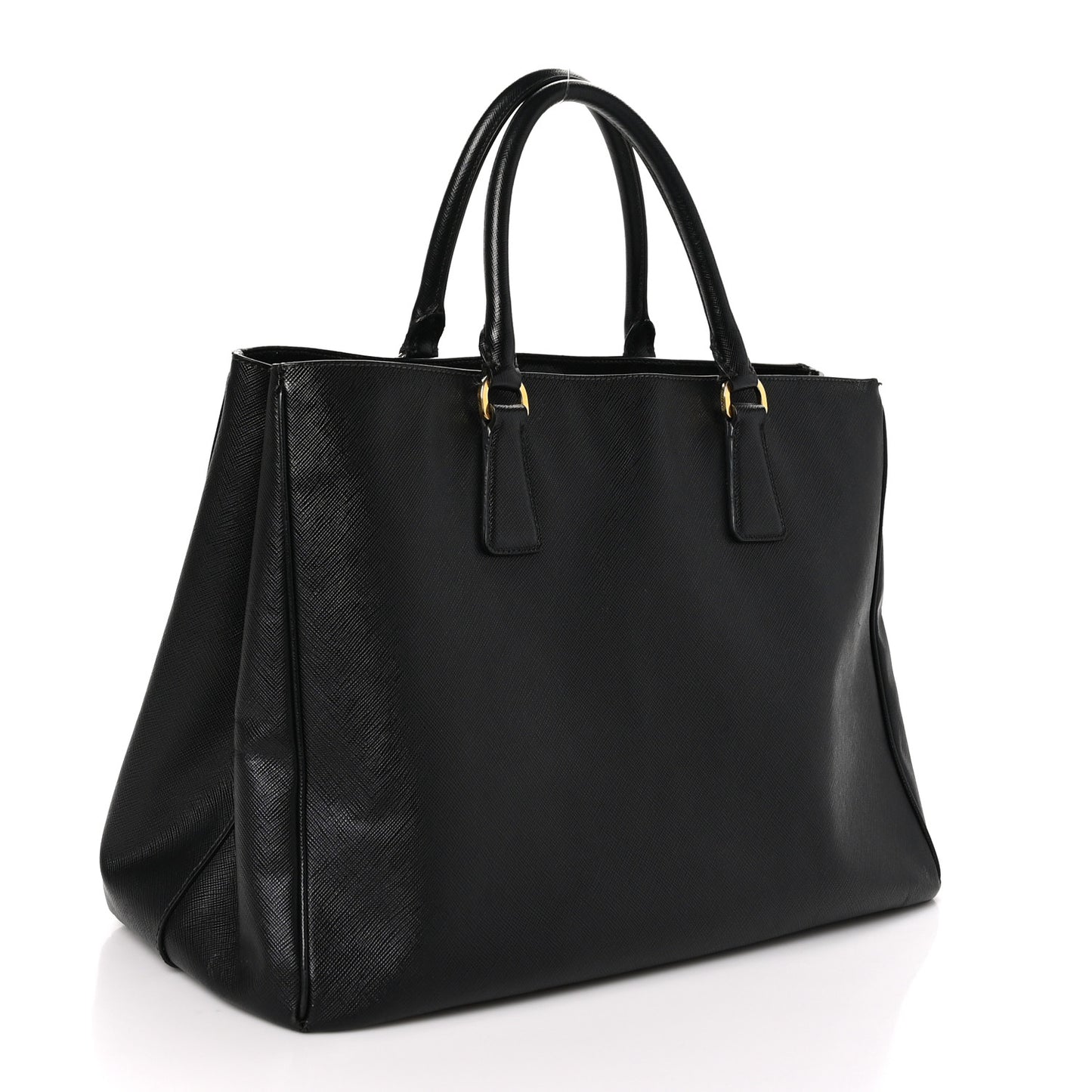 Saffiano Lux Large Tote Black