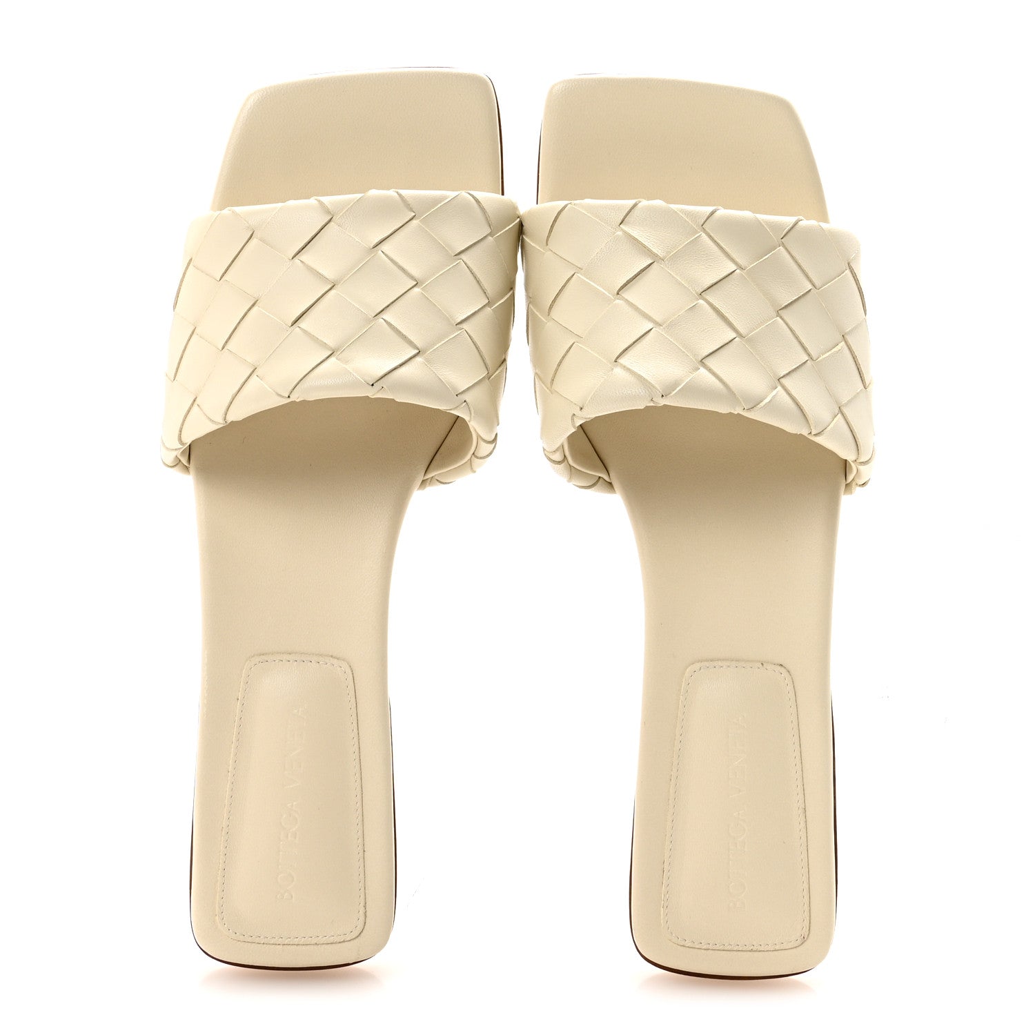 Bottega Veneta Nappa Intrecciato Parco Flat Sandals 40 Sea Salt 2 of 8