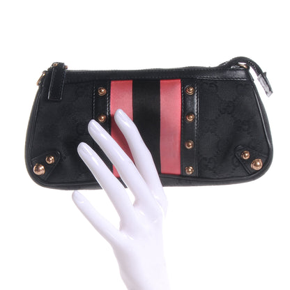Gucci Monogram Web Clutch Black 2 of 7