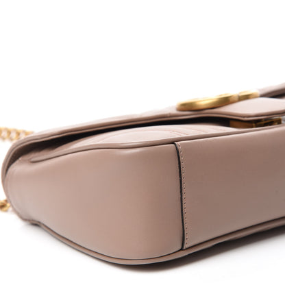 Gucci Calfskin Matelasse Small GG Marmont Shoulder Bag Porcelain Rose 6 of 10