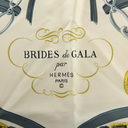 Hermes Silk Brides De Gala Scarf 90 Bleu 4 of 5