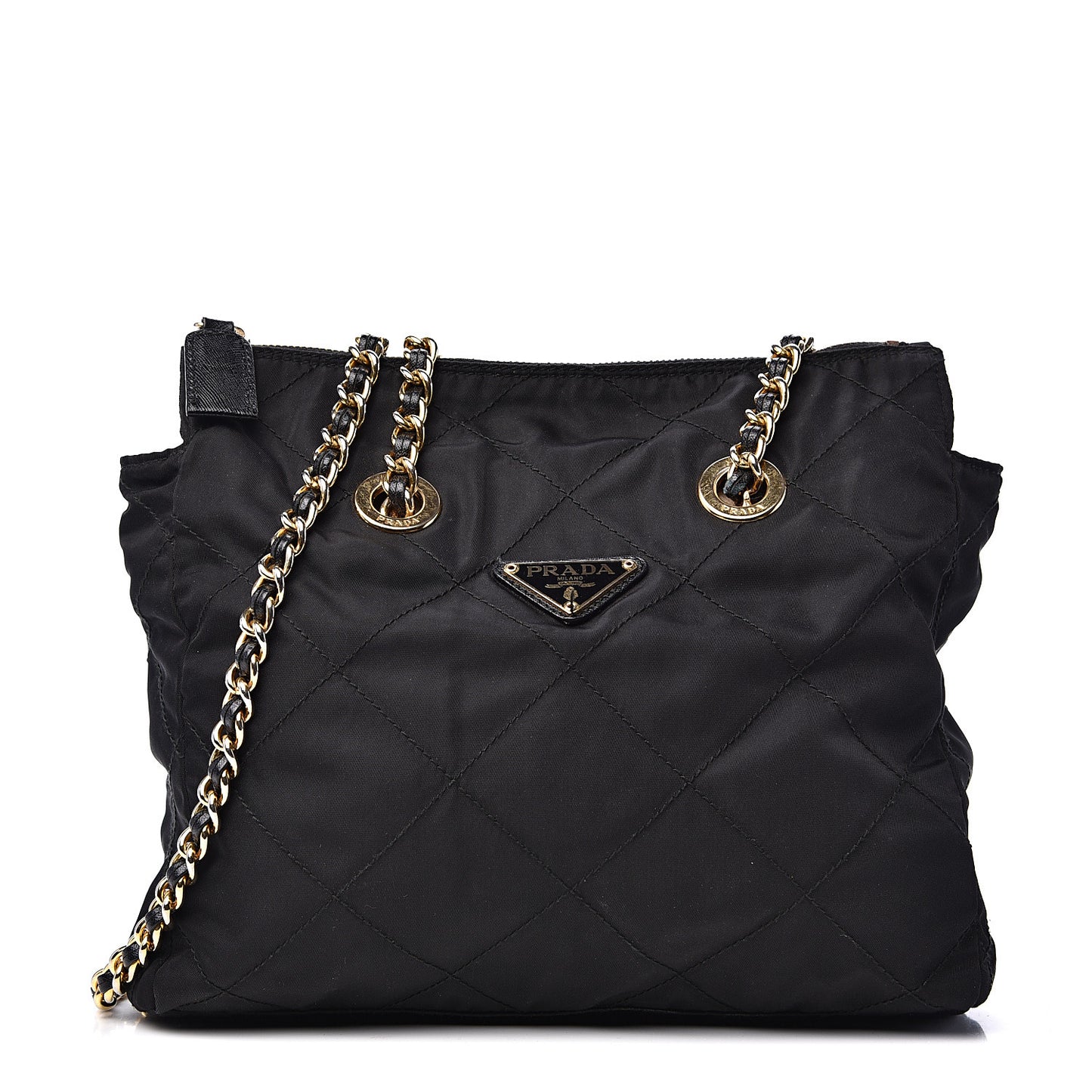 Tessuto Nylon Quilted Impunturado Bag Black