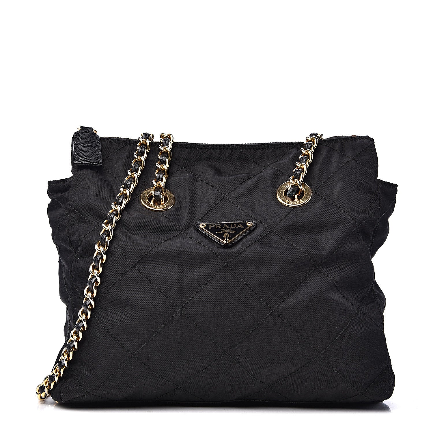 Prada Tessuto Nylon Quilted Impunturado Bag Black 1 of 13