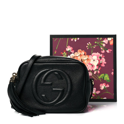 Gucci Pebbled Calfskin Small Soho Disco Bag Black 12 of 12