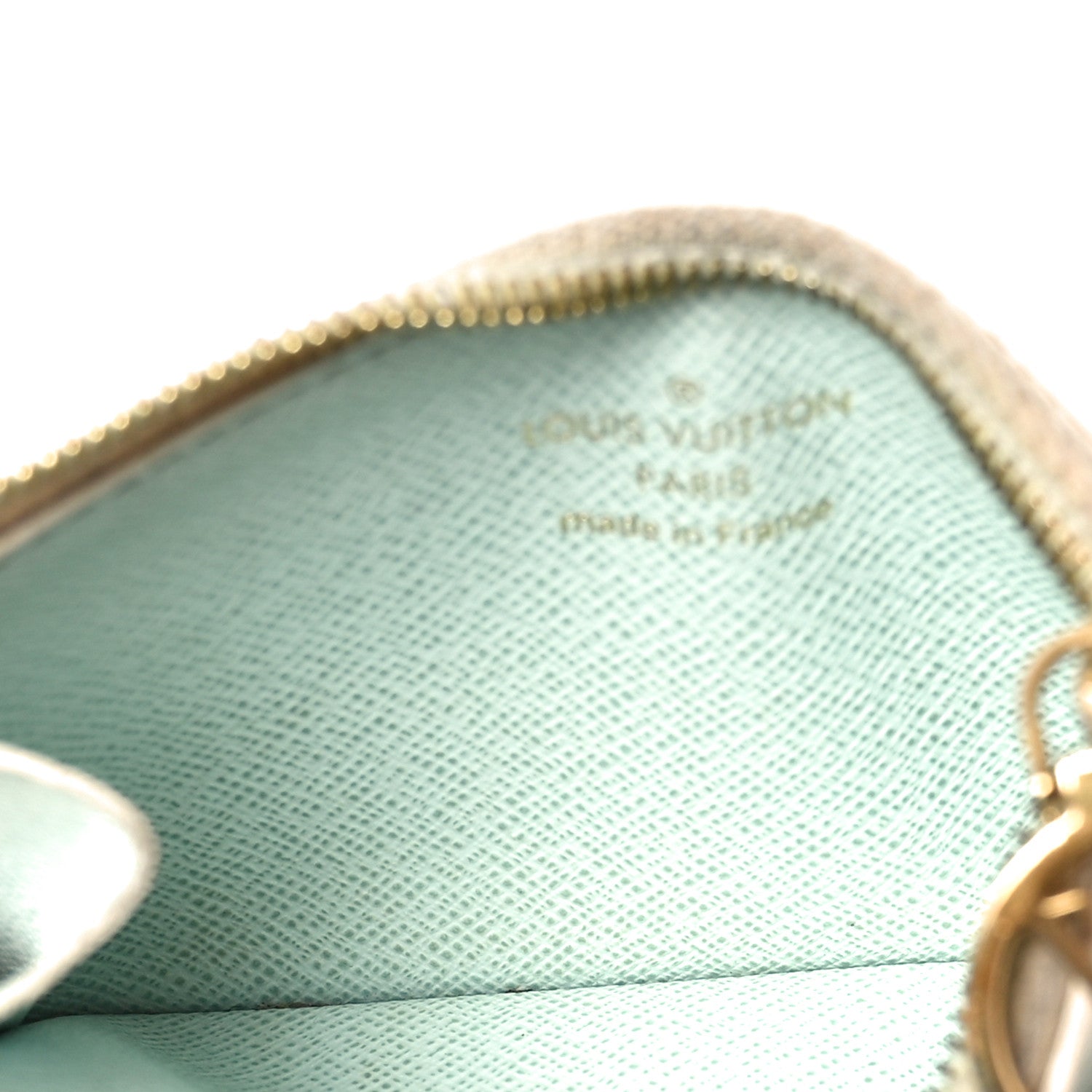 Louis Vuitton Damierlicious Zipped Romy Card Holder Pistachio Green 5 of 7