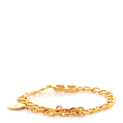Christian Dior Metal Petit CD Chain Bracelet Gold 3 of 4