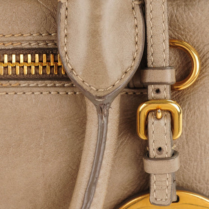 Prada Vitello Shine Shopping Satchel Pomice 9 of 12