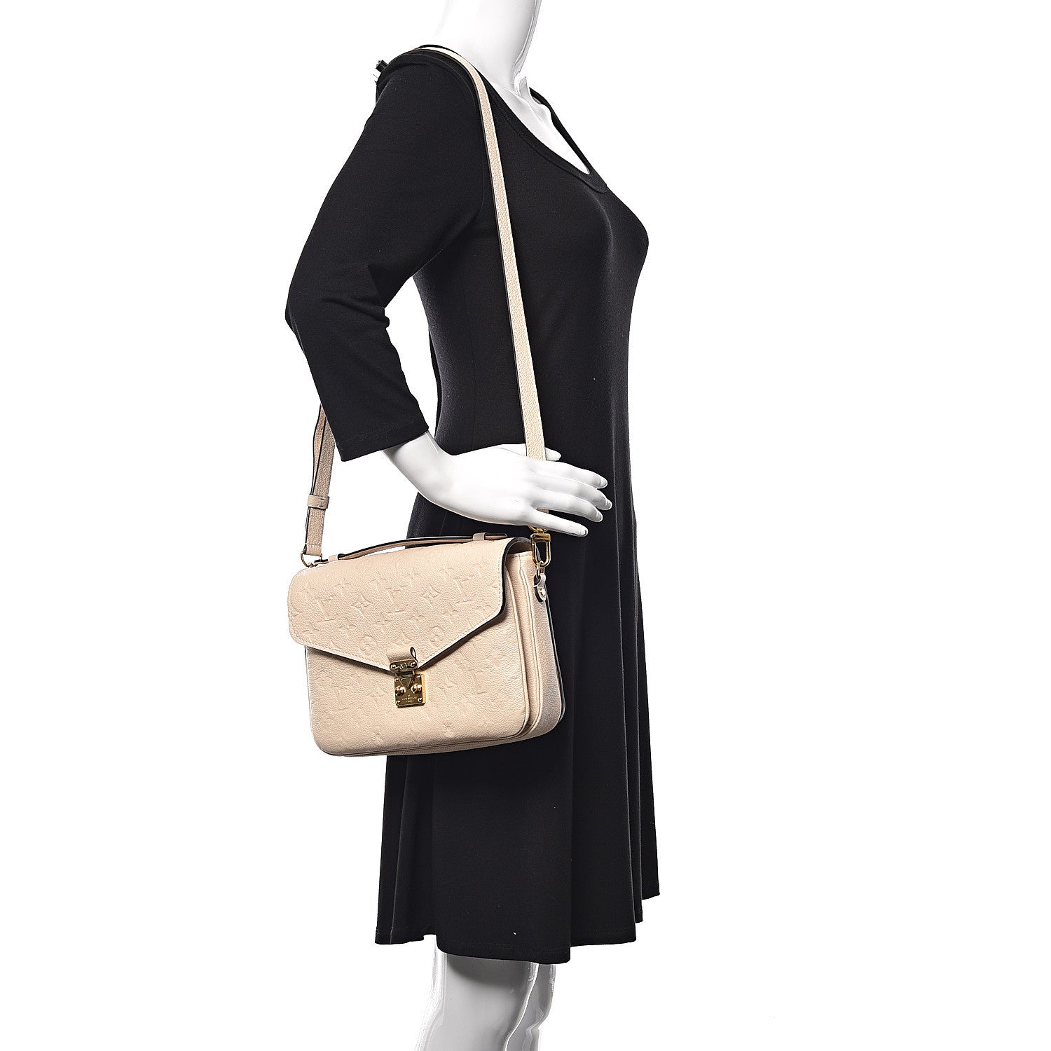 Louis Vuitton Empreinte Pochette Metis Creme 2 of 10