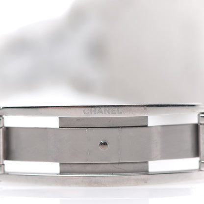 Chanel Stainless Steel Ceramic Diamond Mother of Pearl 33mm J12 Quartz Watch White 6 of 6