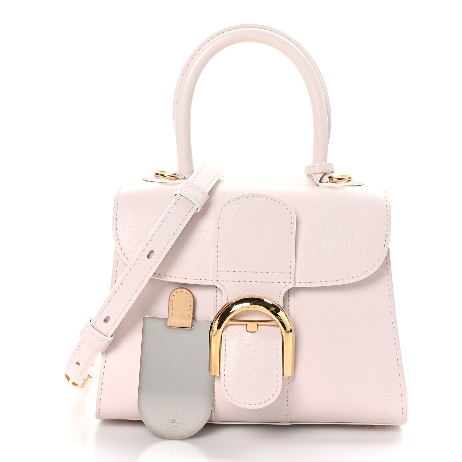 Delvaux Box Mini Brillant Satchel Pink Dore 2 of 11
