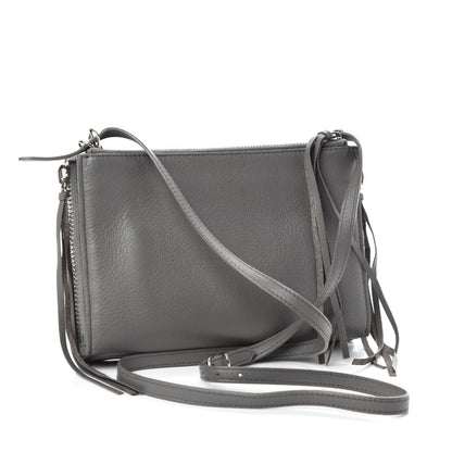 Balenciaga Veau Papier Classic Silver Hardware Triple XS Zip Around Crossbody Gris Acier 3 of 13