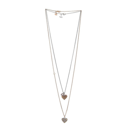 Louis Vuitton Swarovski Crystal Tiered Spiky Valentine Necklace Gold 4 of 17