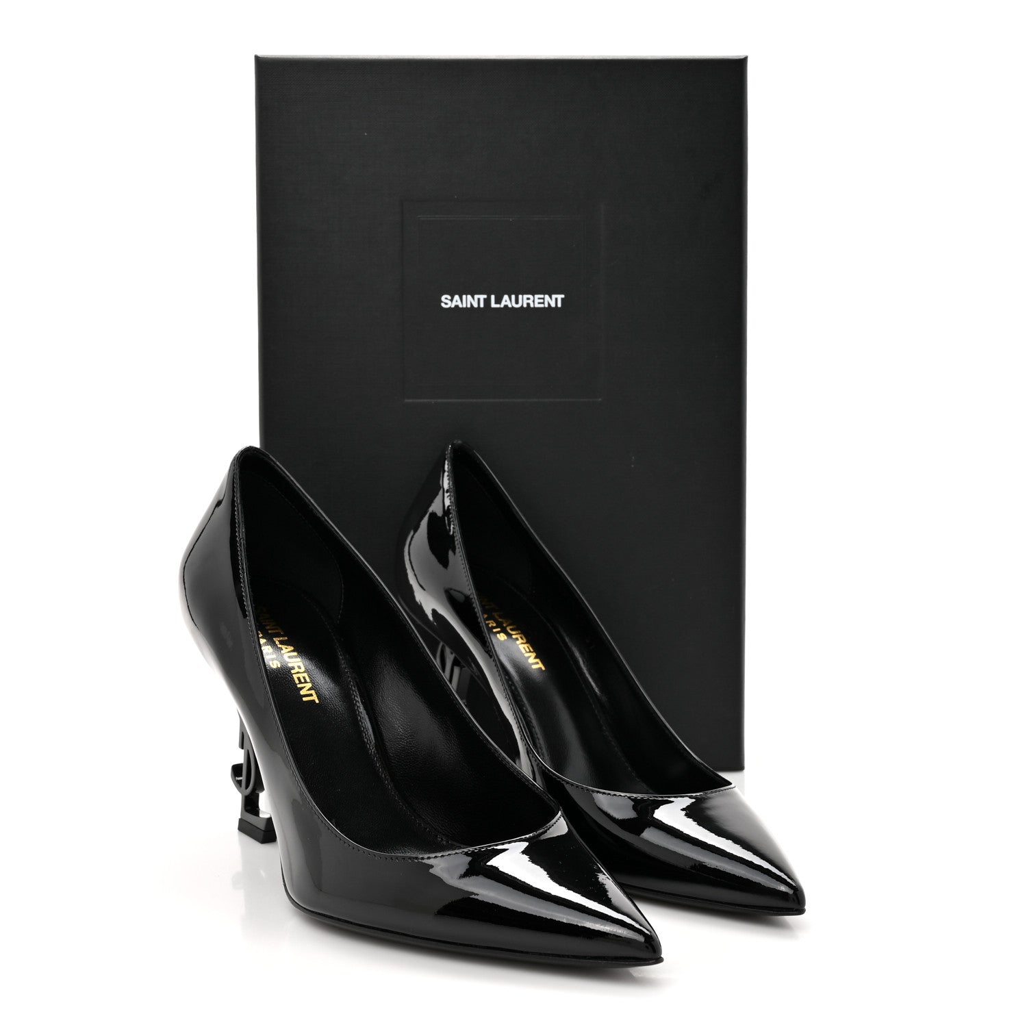 Saint Laurent Patent Opyum 85 Pumps 37 Black 10 of 10