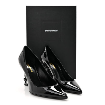 Saint Laurent Patent Opyum 85 Pumps 37 Black 10 of 10