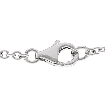 Cartier 18K White Gold Interlocking LOVE Necklace 5 of 6