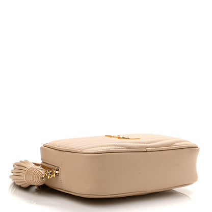Saint Laurent Grain De Poudre Matelasse Monogram Mini Lou Camera Bag New Powder 4 of 10