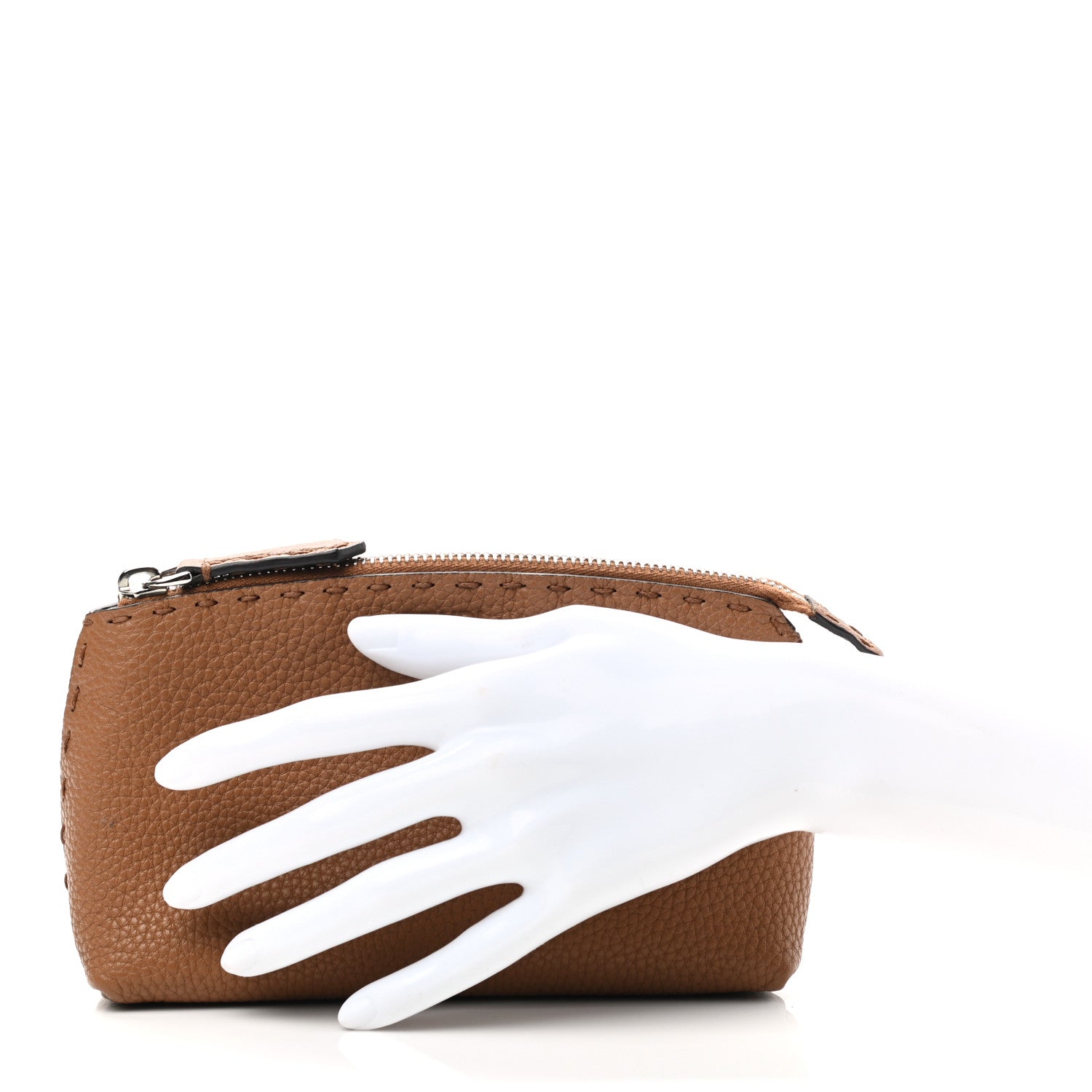 Fendi Cuoio Romano Selleria Cosmetic Pouch Mou 2 of 7
