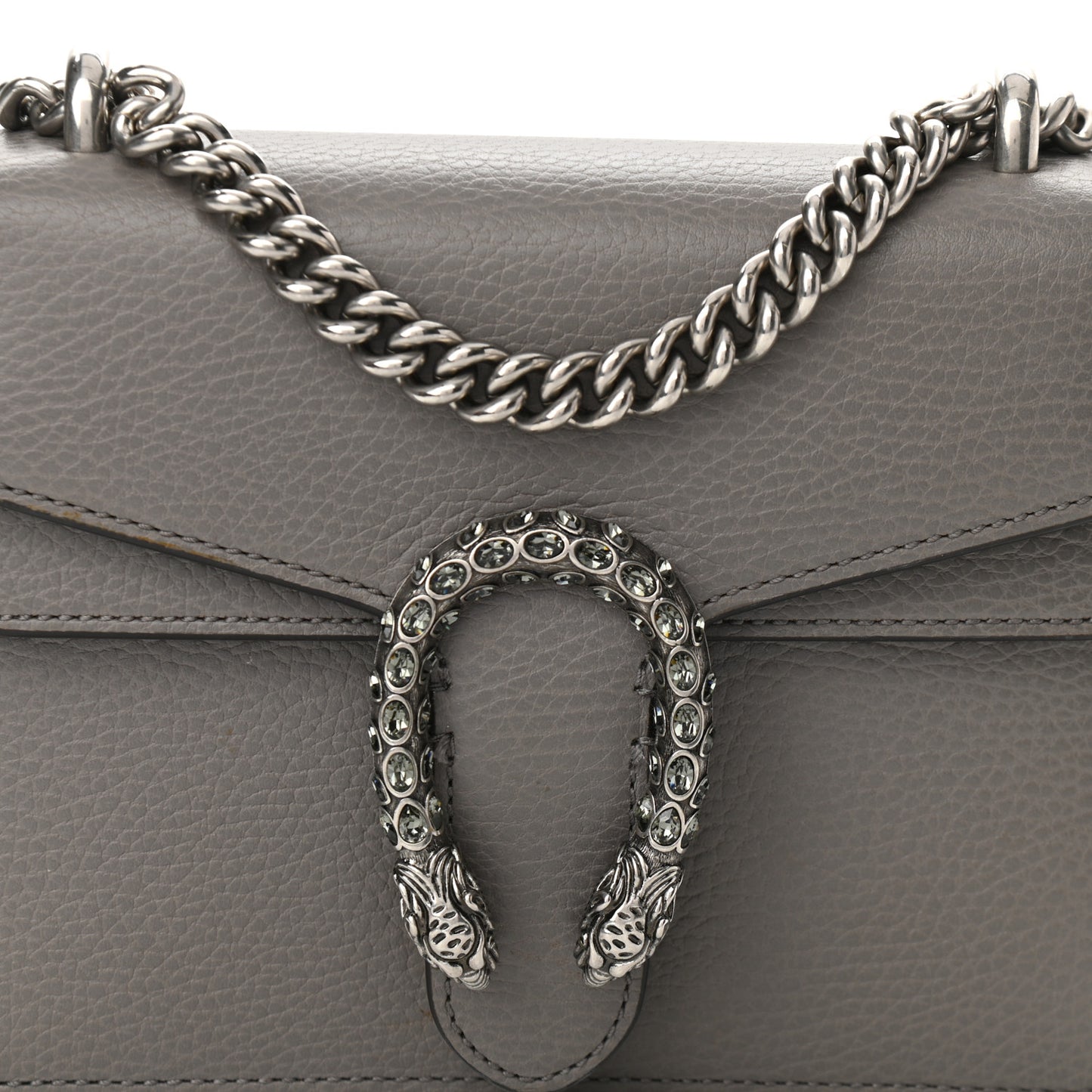 Calfskin Mini Dionysus Shoulder Bag Dusty Grey