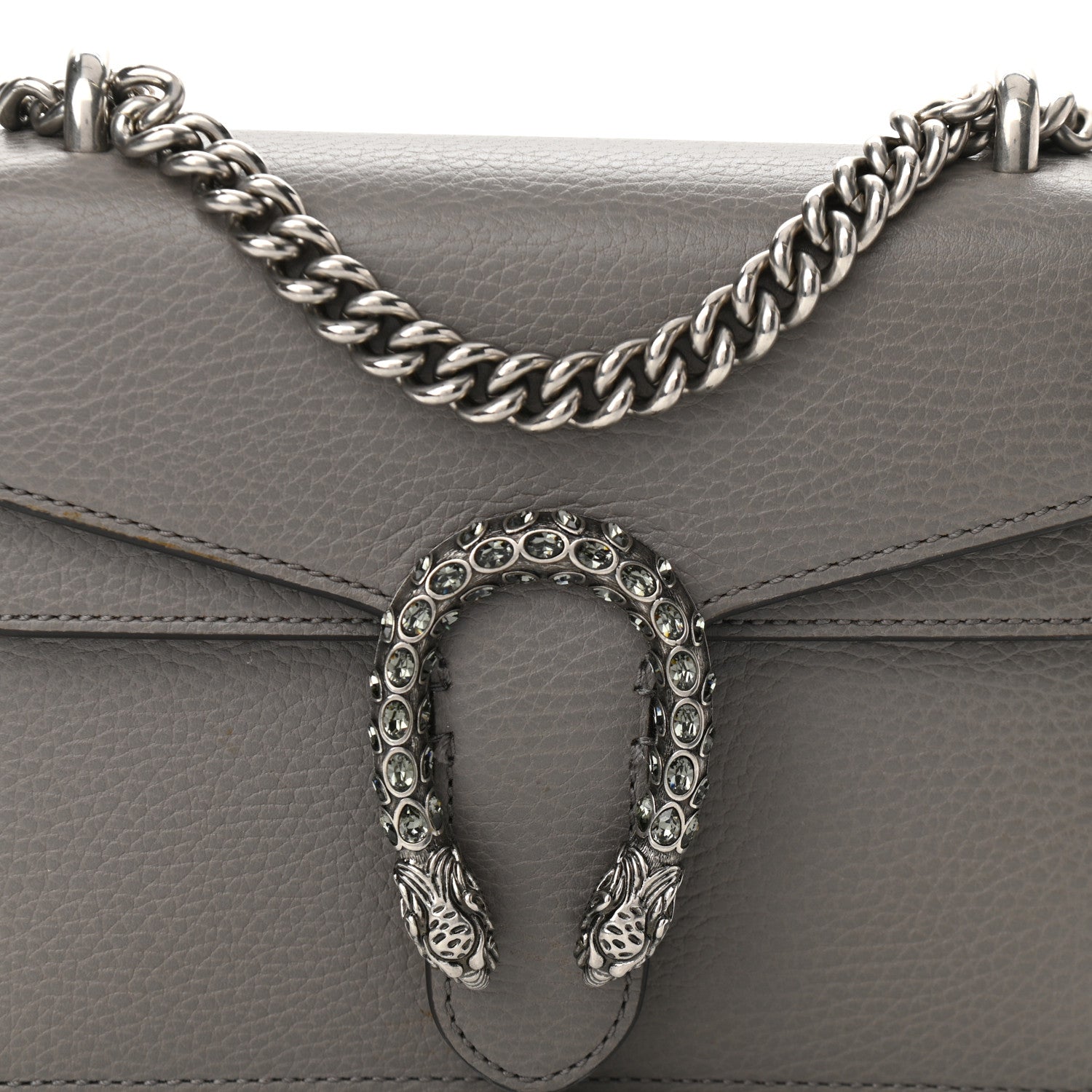Gucci Calfskin Mini Dionysus Shoulder Bag Dusty Grey 8 of 10