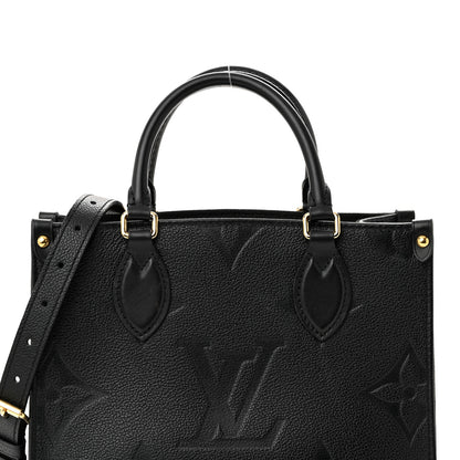 Louis Vuitton Empreinte Monogram Giant Onthego PM Black 7 of 9