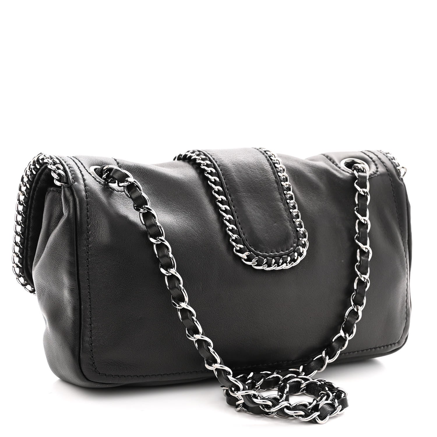 Chanel Lambskin Medium Madison Flap Black 3 of 9