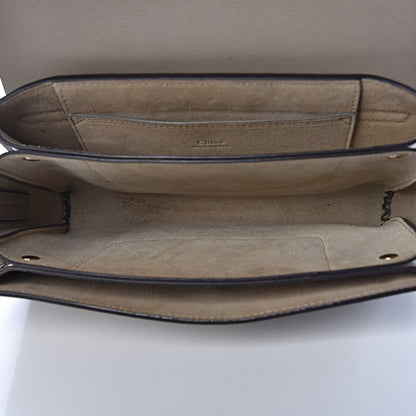 Chloe Suede Calfskin Small Faye Shoulder Bag Motty Grey 5 of 17