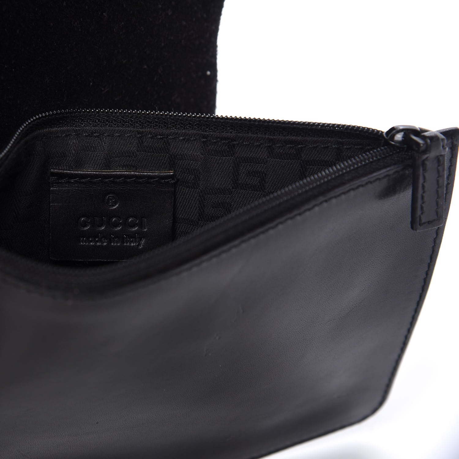 Gucci Suede Tote Black 7 of 10