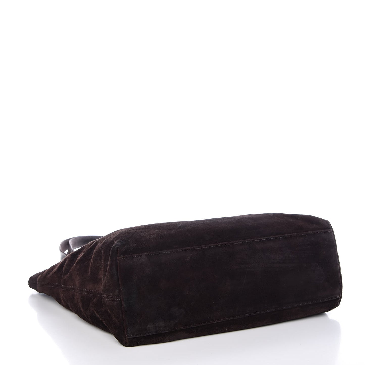 Suede CC Tassel Shoulder Bag Brown
