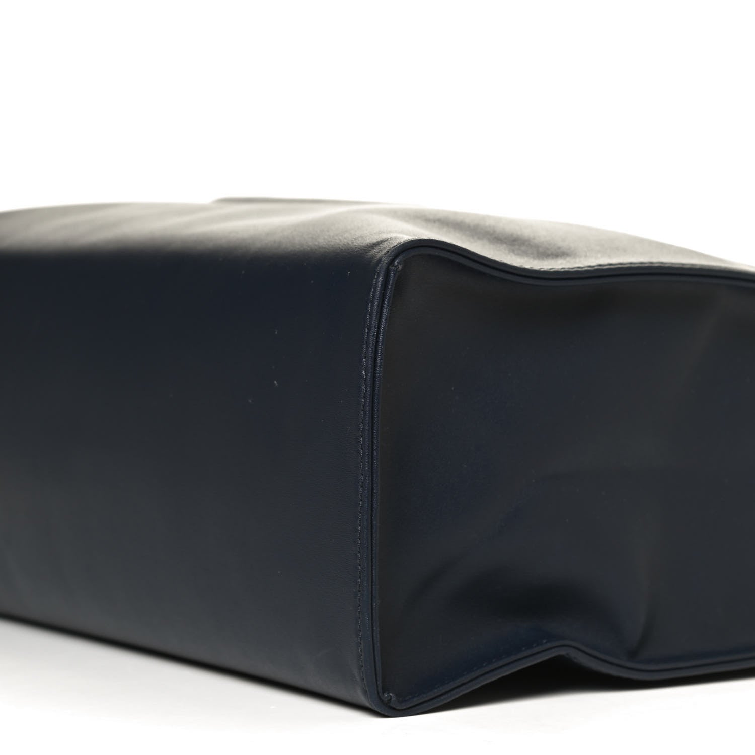 Telfar Vegan Leather Medium Shopping Bag Navy 11 of 14