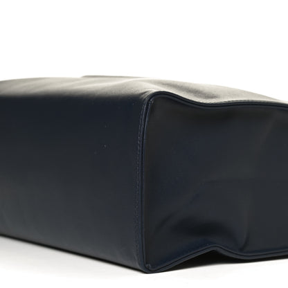 Telfar Vegan Leather Medium Shopping Bag Navy 11 of 14