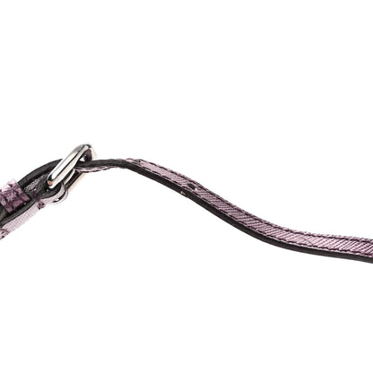 Prada Metallic Saffiano Lux Crossbody Bag Mirtillo 11 of 13