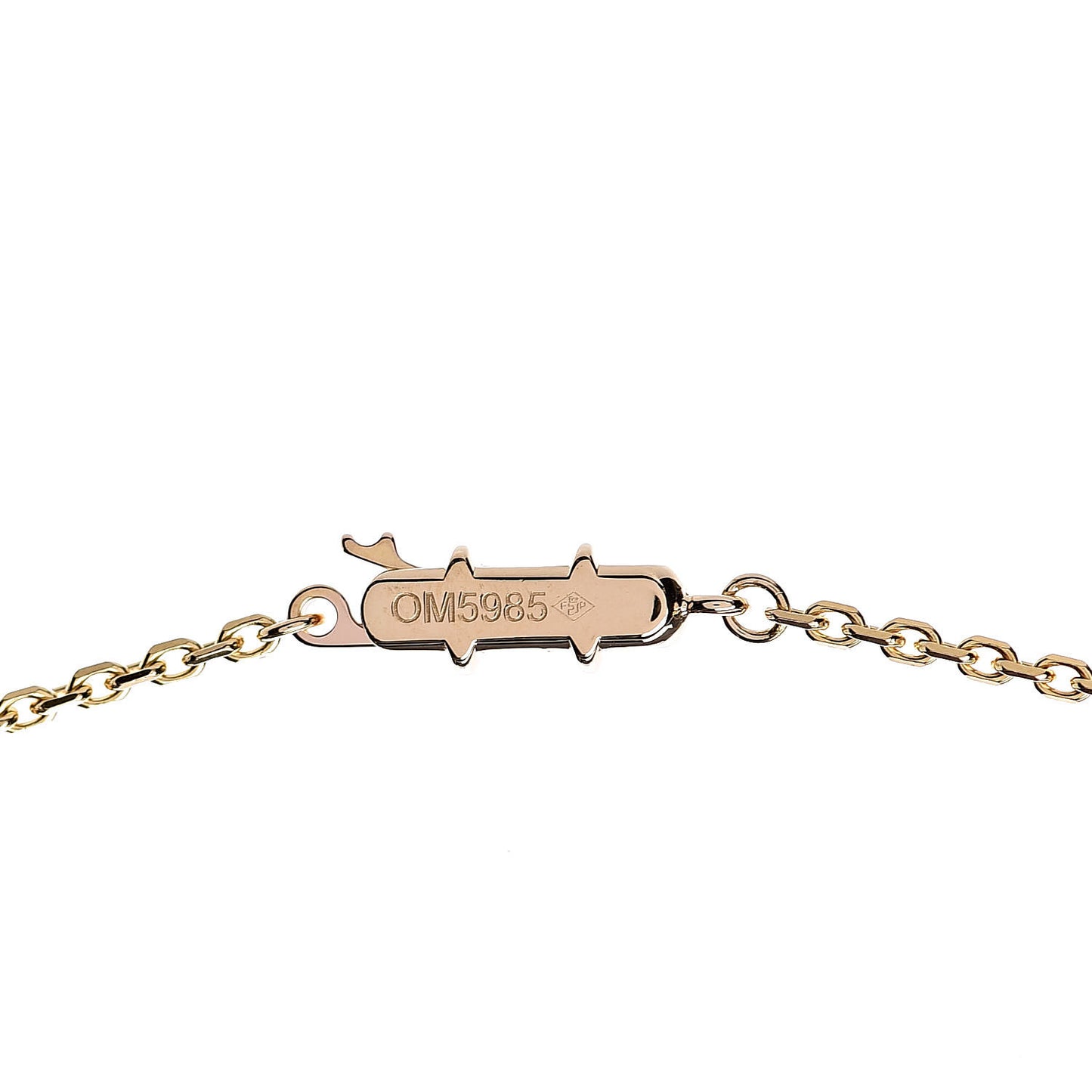 18K Yellow Gold Diamond Hearts And Symbols Pendant Necklace