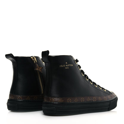 Louis Vuitton Monogram Stellar Sneaker Boots 35 Black 4 of 6