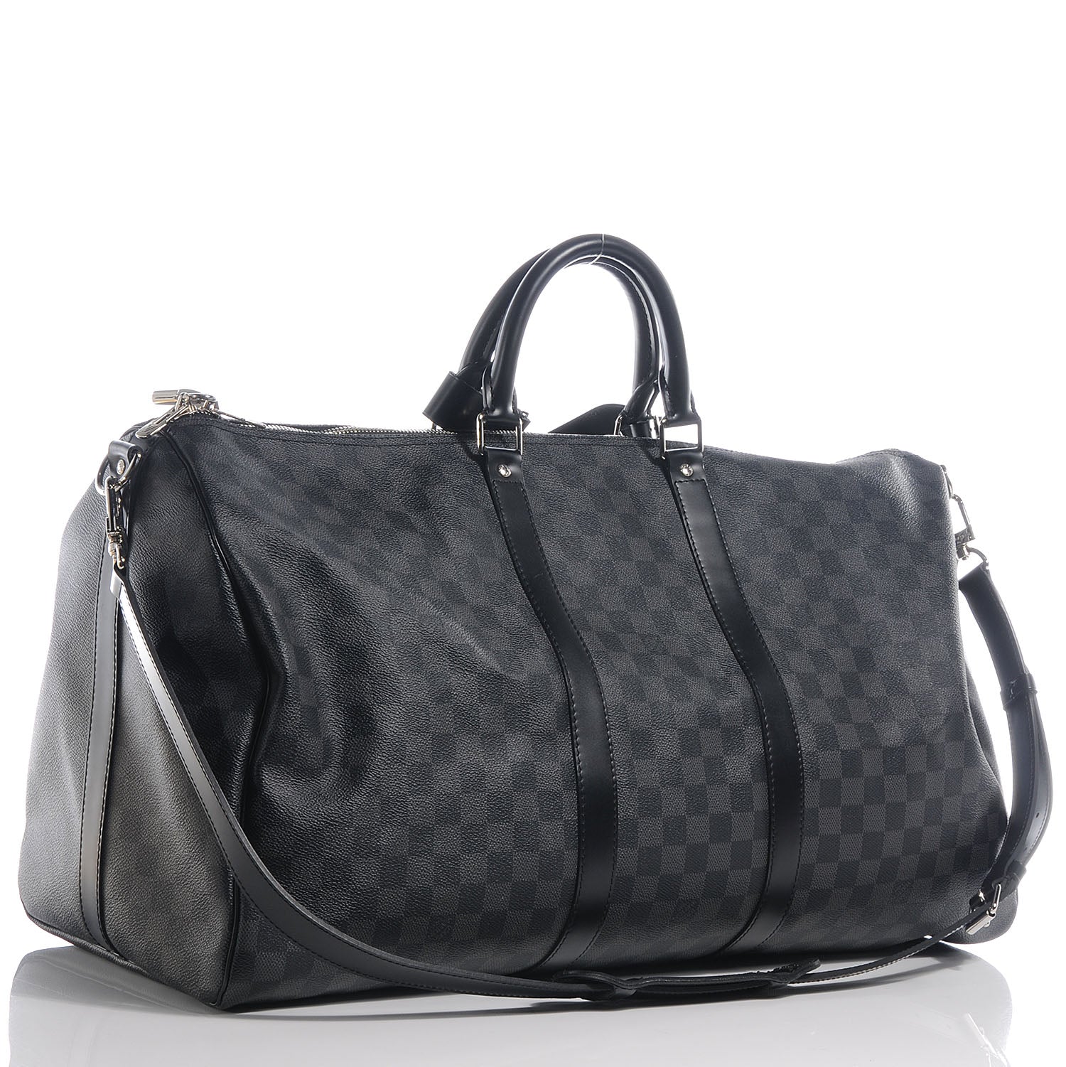 Louis Vuitton Damier Graphite Keepall Bandouliere 55 3 of 9