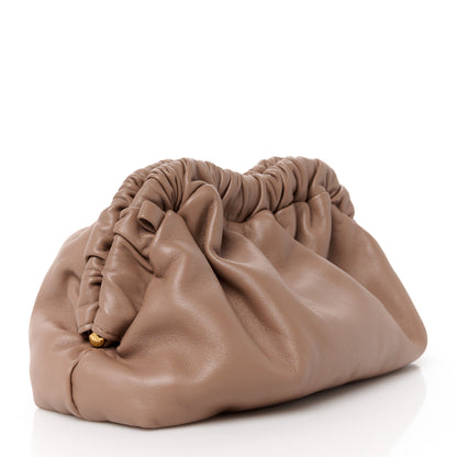 Mansur Gavriel Lambskin Cloud Mini Clutch Biscotto 3 of 10