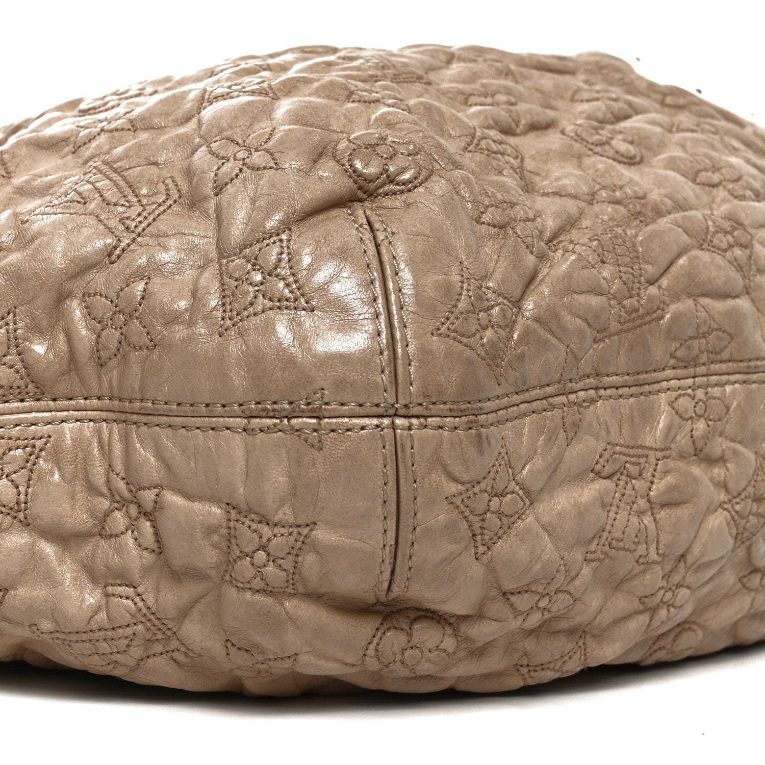 Louis Vuitton Lambskin Olympe Nimbus GM Ecru 9 of 11