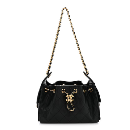 Chanel Caviar Quilted Mini Chanel 25 Handbag Black 1 of 10