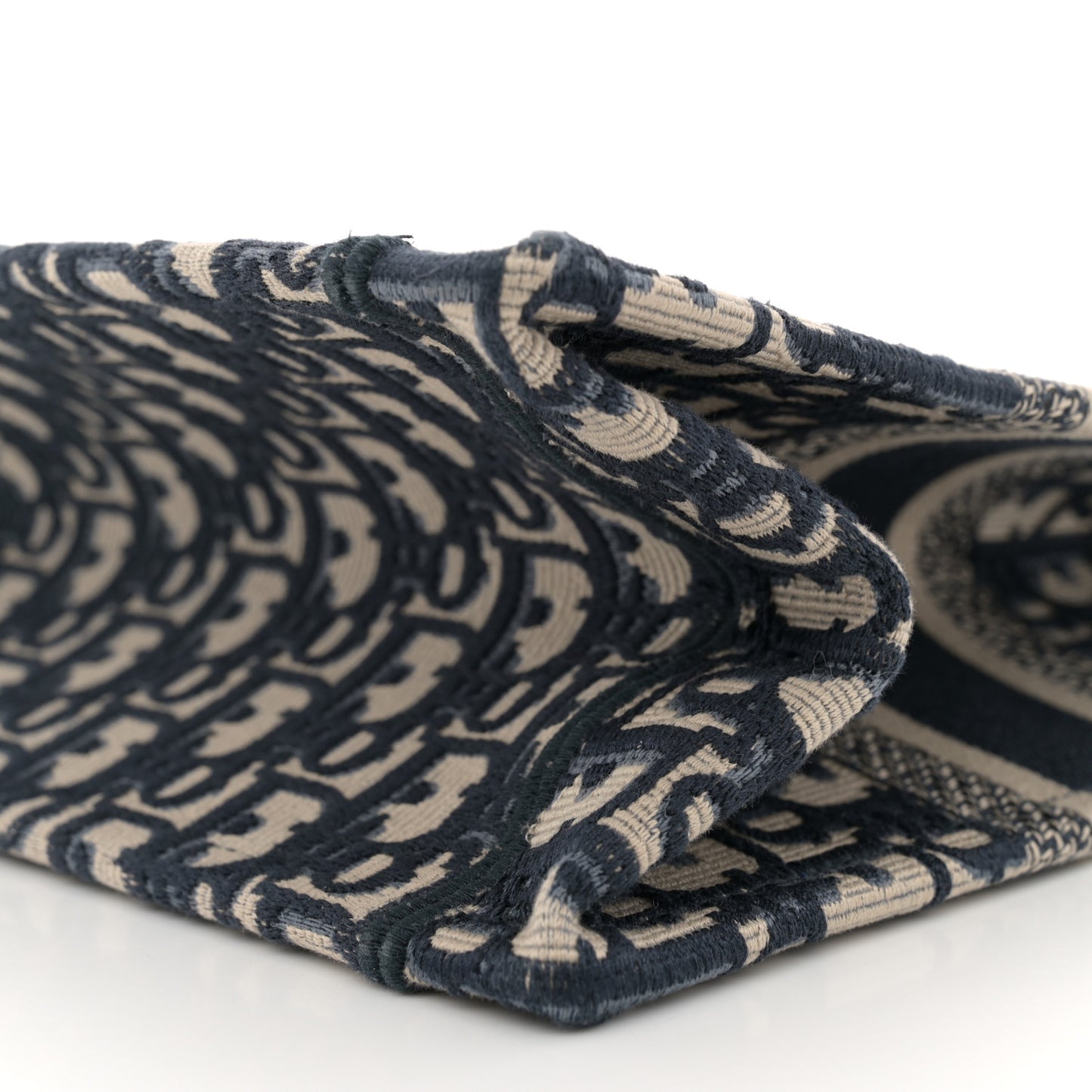 Oblique Small Book Tote Blue Multicolor