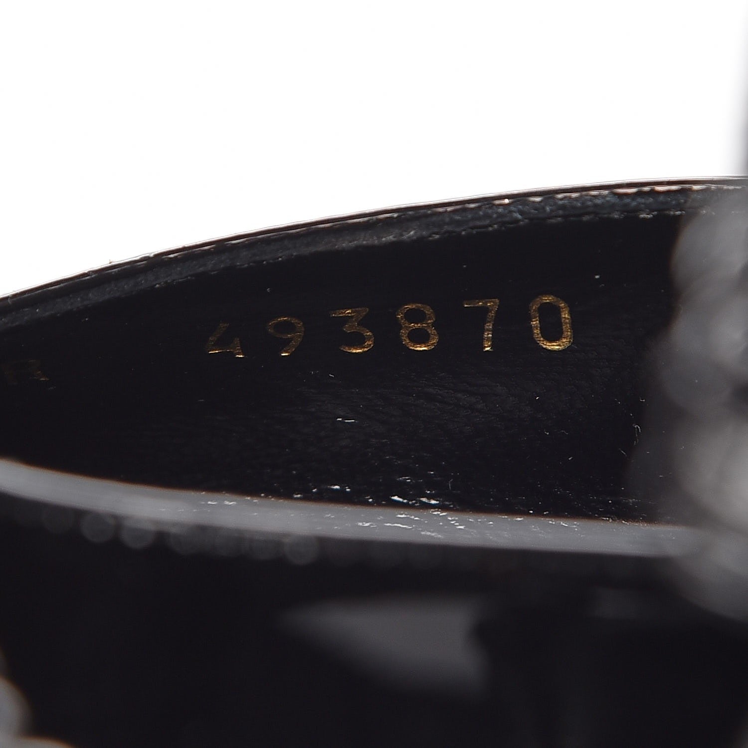 Saint Laurent Patent Freja 105 Flower Ankle Pumps 36 Black 10 of 12