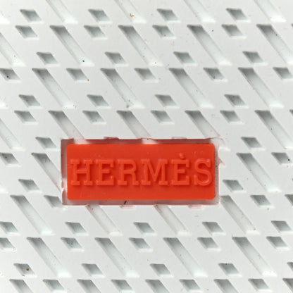 Hermes Calfskin Deep Sneakers 37 White Lipstick Red 6 of 9