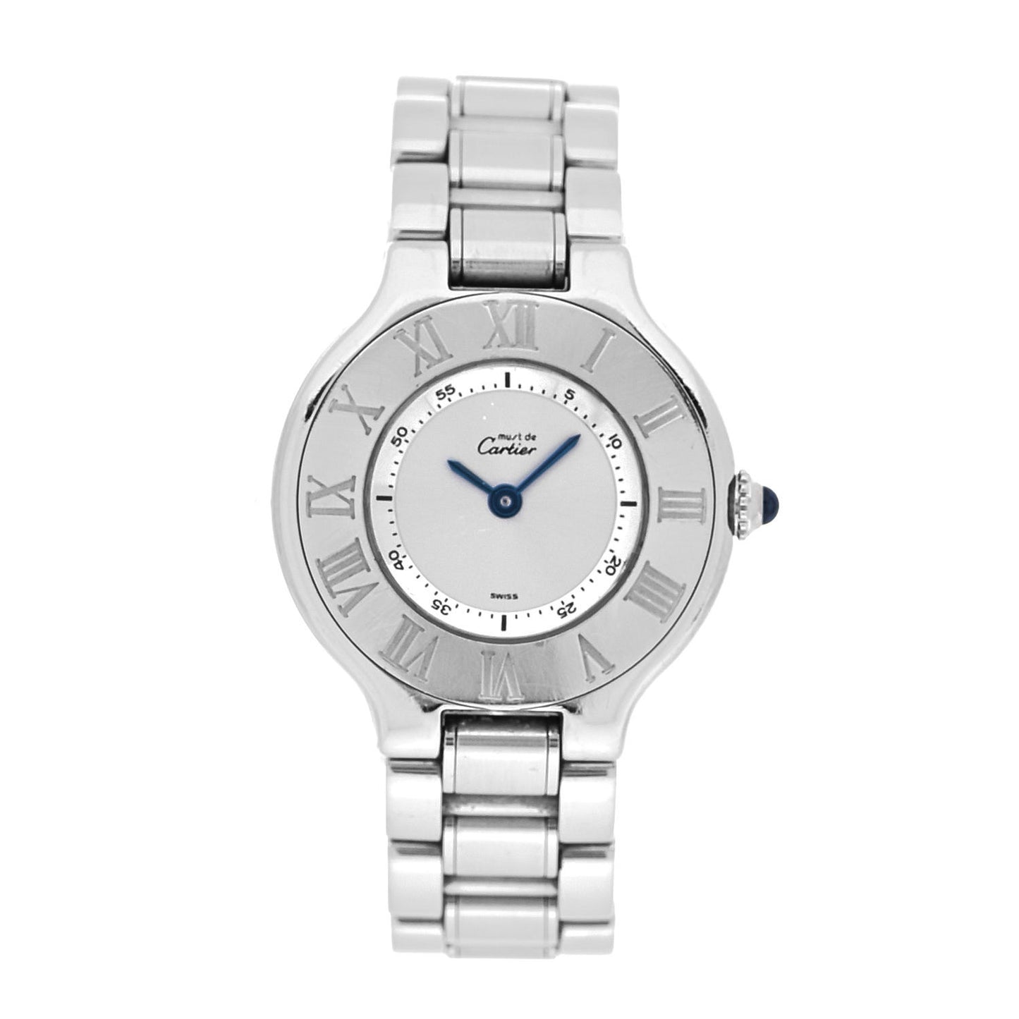 Stainless Steel 28mm Must De 21 Quartz Watch