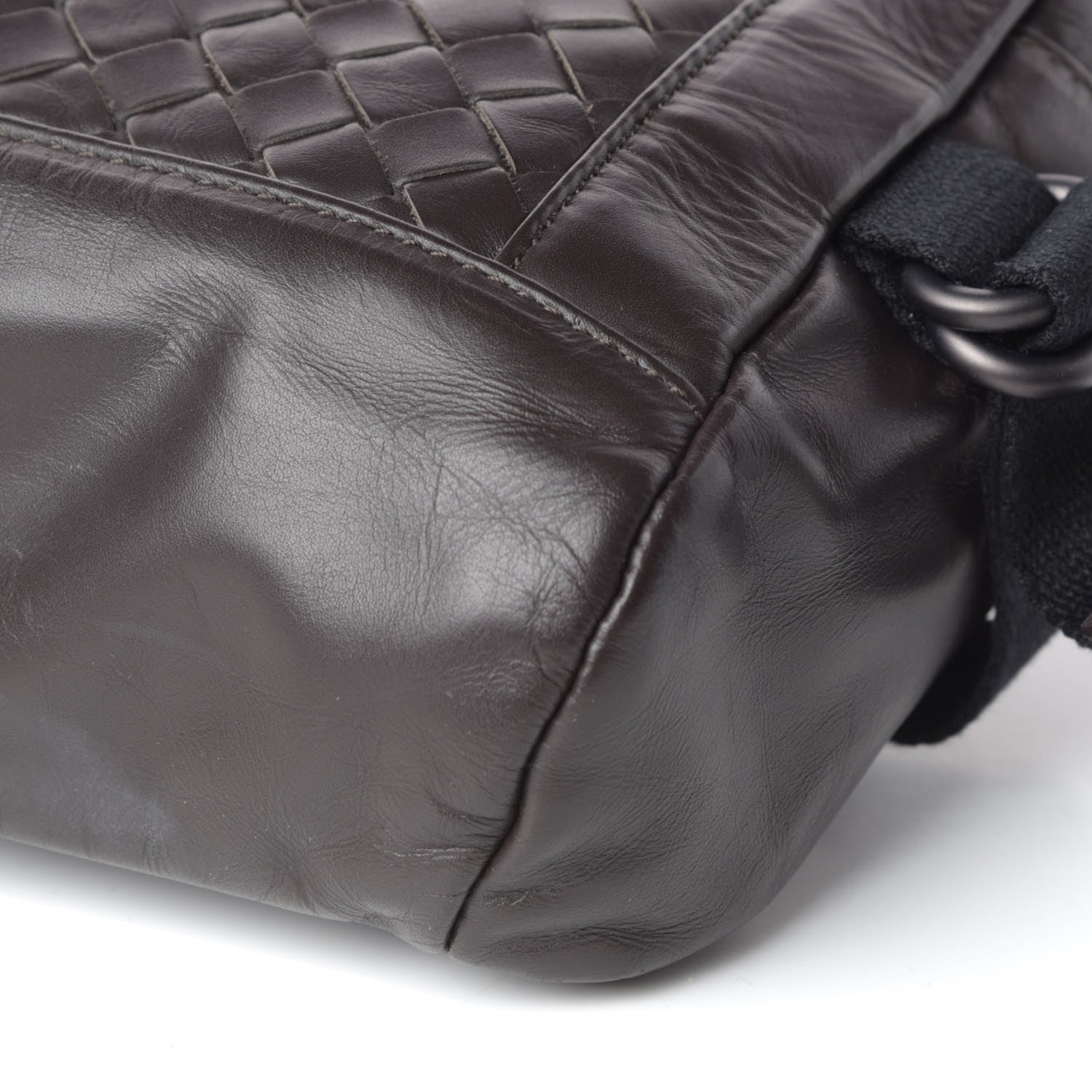 Bottega Veneta Calfskin Intrecciato Belt Bag Ebano 10 of 11