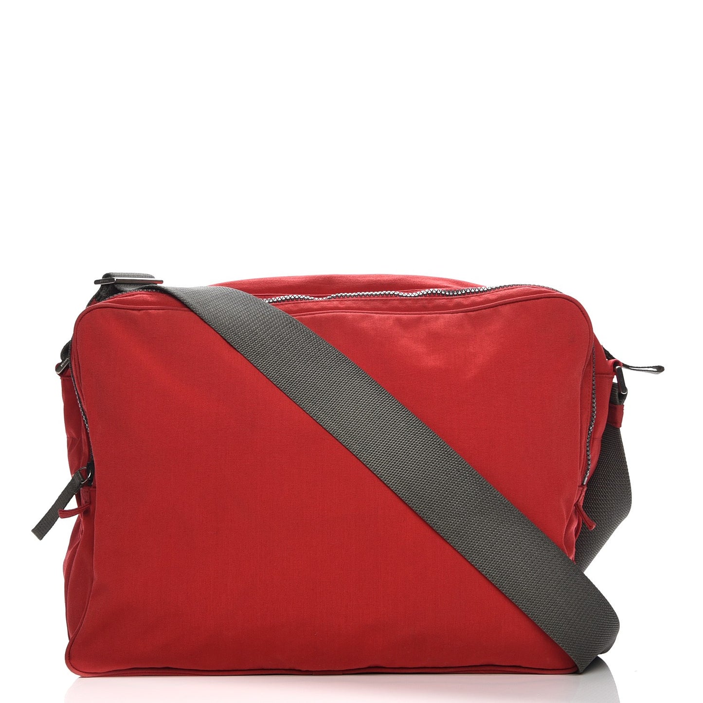 Tessuto Nylon Messenger Bag Rosso