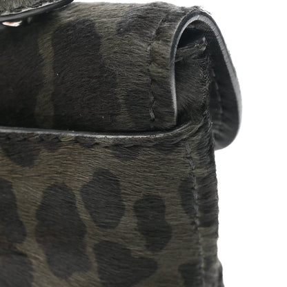 Prada Cavallino Leopard Print Pushlock Envelope Clutch Mimetico 15 of 16